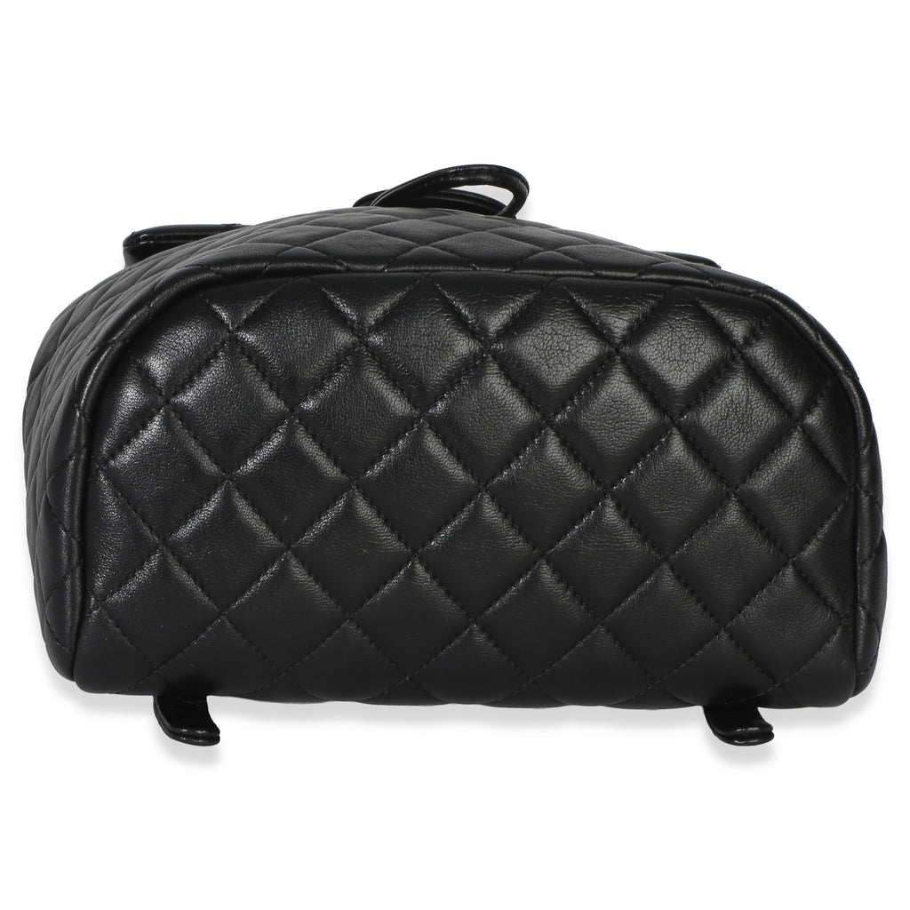 Chanel Black Quilted Lambskin Small Urban Spirit Backpack