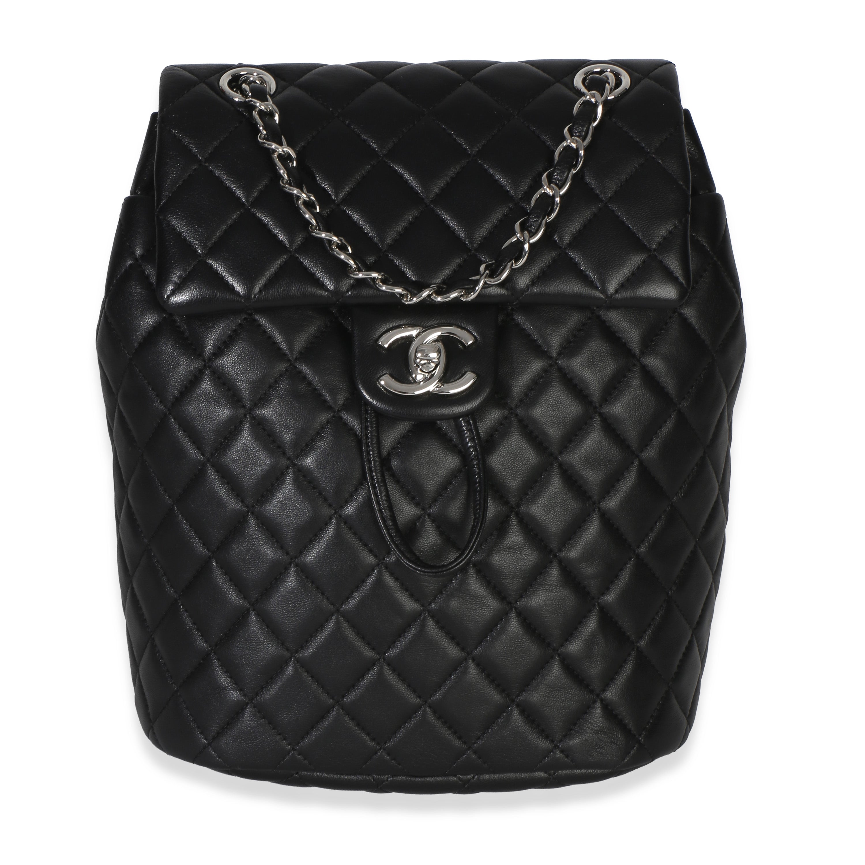Chanel Black Quilted Lambskin Small Urban Spirit Backpack