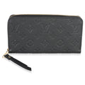 Louis Vuitton Black Monogram Empreinte Zippy Wallet