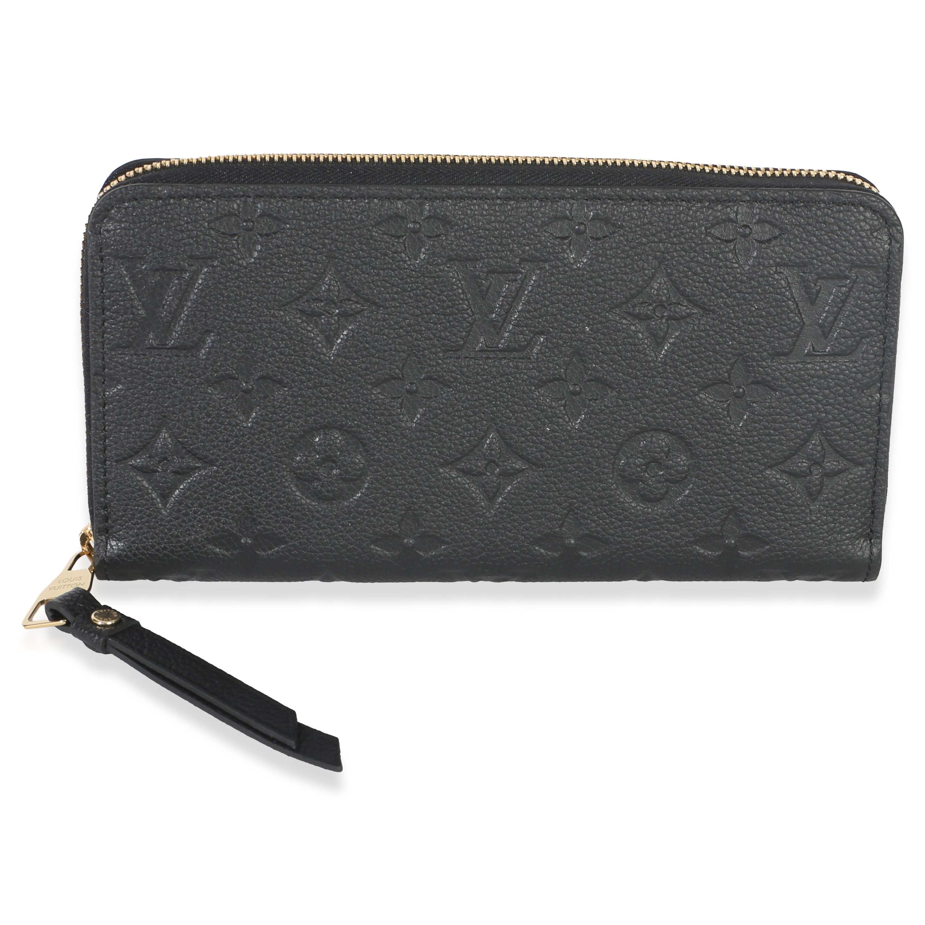 Louis Vuitton Black Monogram Empreinte Zippy Wallet