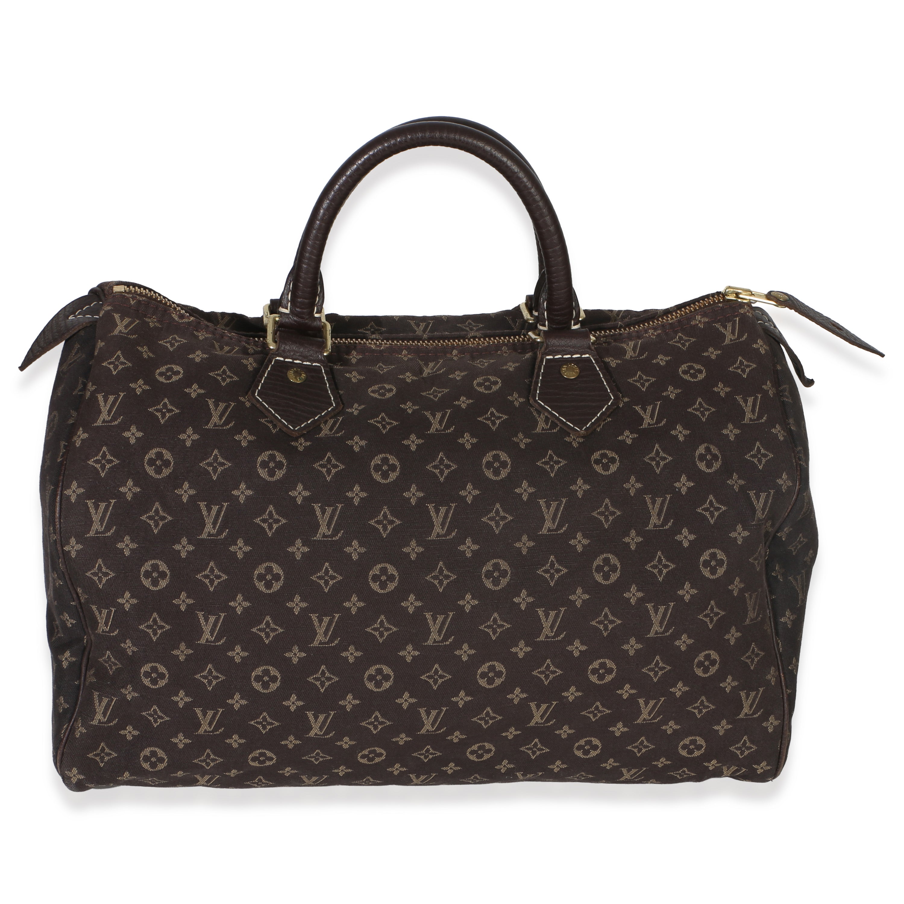 Louis Vuitton Brown Monogram Canvas Mini Lin Speedy 30