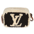Louis Vuitton Brown Beige Monogram Teddy Fleece Beach Pouch