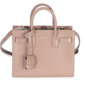 Saint Laurent Beige Smooth Leather Nano Classic Sac De Jour