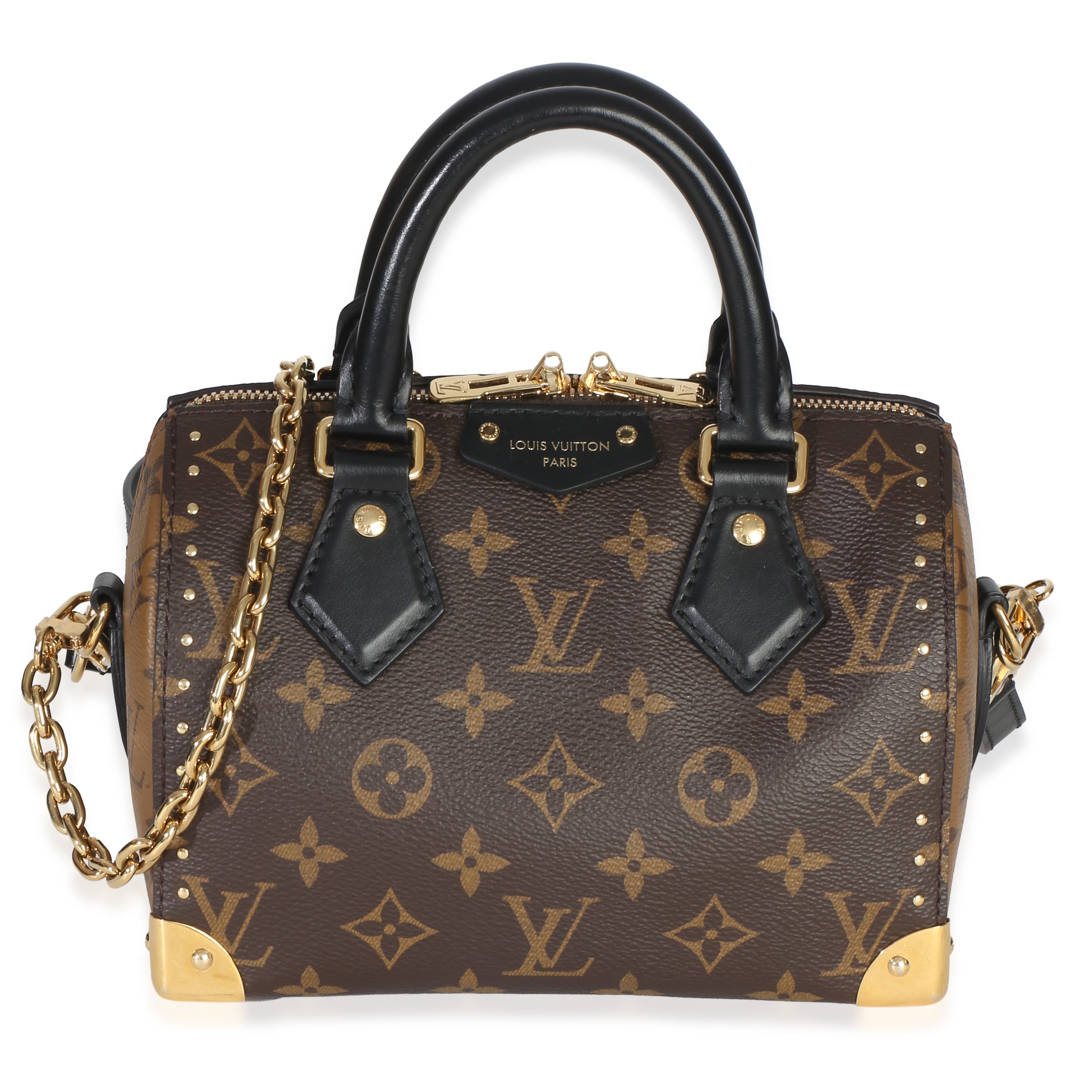 Louis Vuitton Reverse Monogram Canvas Speedy Trunk 20