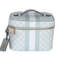 Gucci Light Blue GG Supreme Monogram Dollar Calfskin Medium Savoy Vanity Case