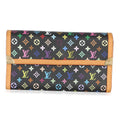 Louis Vuitton White Monogram Multicolor Canvas International Wallet