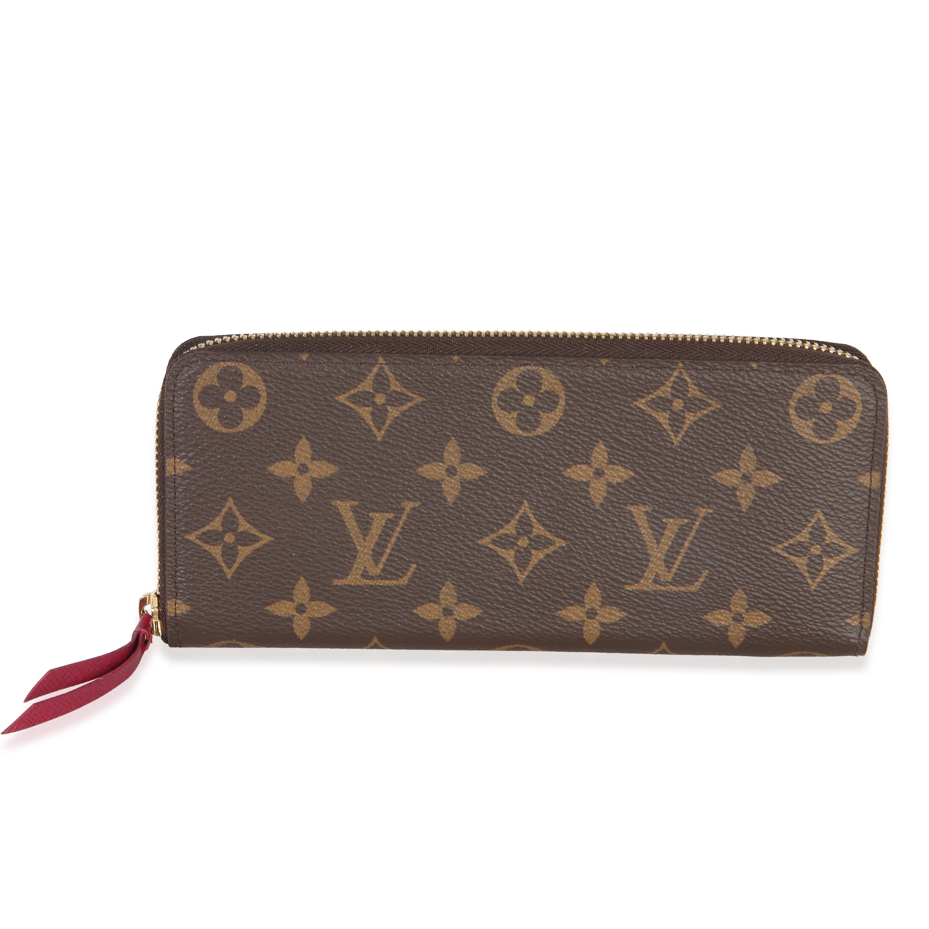 Louis Vuitton Fuchsia Monogram Canvas Clemence Wallet