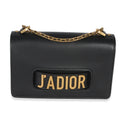 Christian Dior Black Smooth Calfskin Medium JAdior Flap Bag