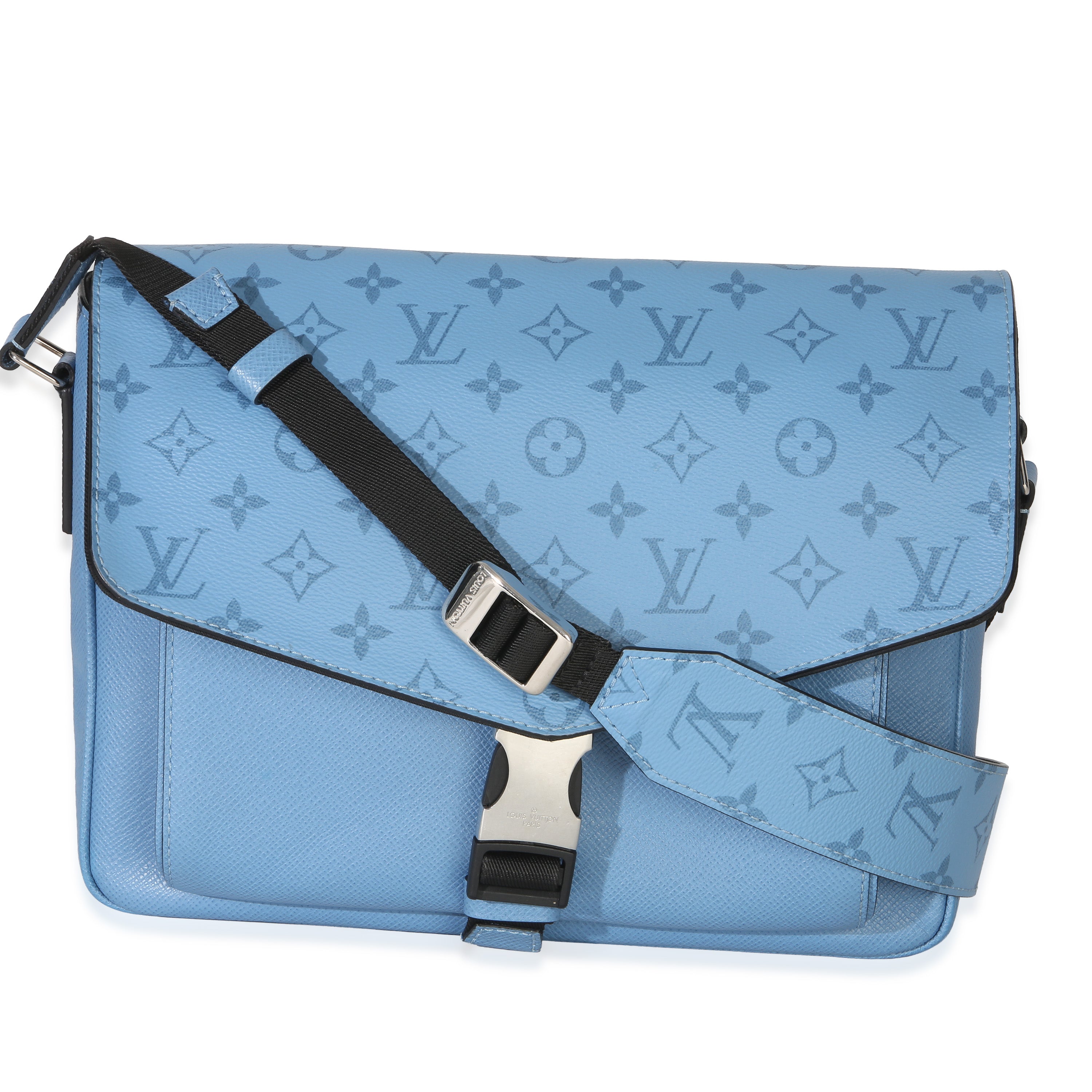 Louis Vuitton Blue Denim Taigarama Messengerama
