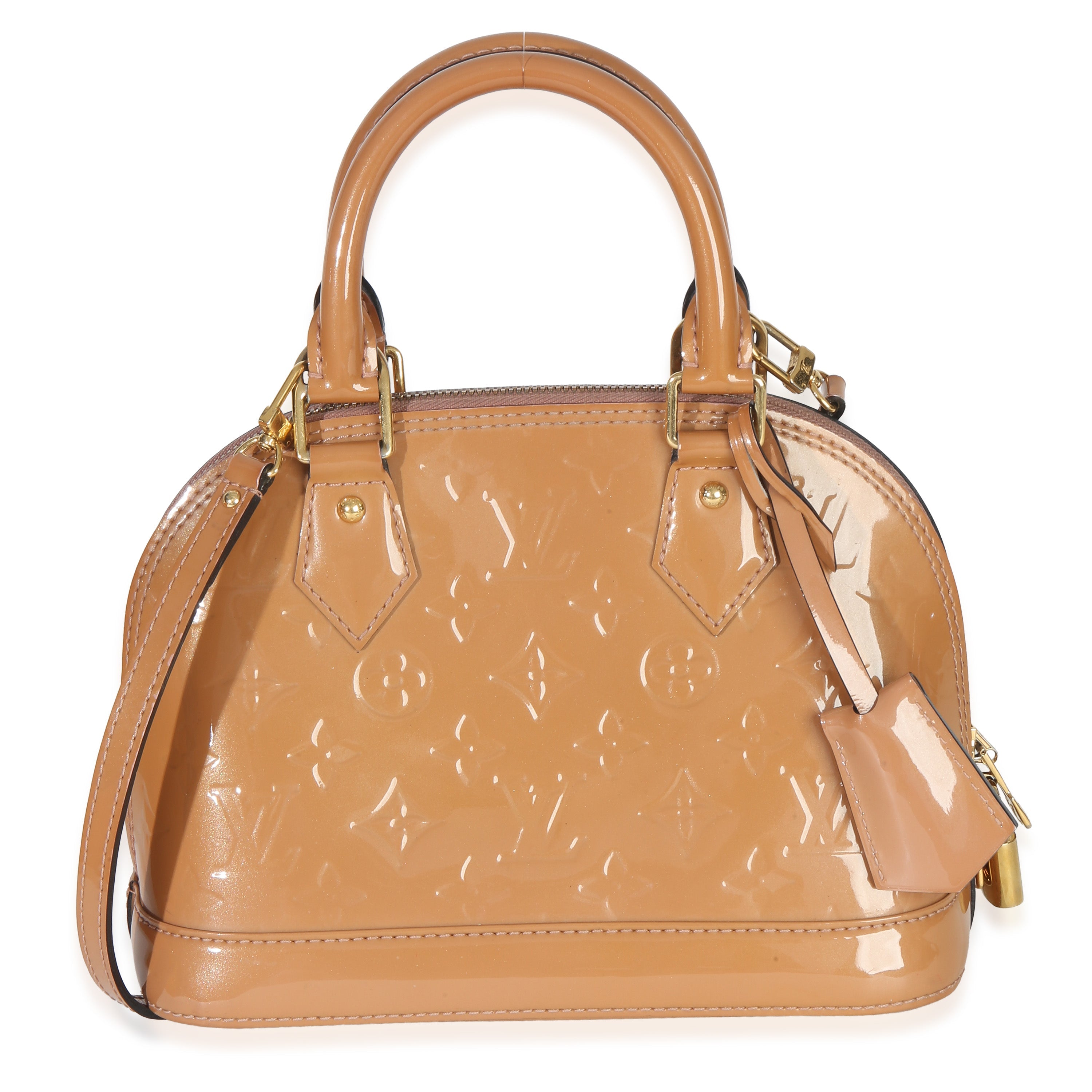Louis Vuitton Rose Velours Monogram Vernis Alma BB