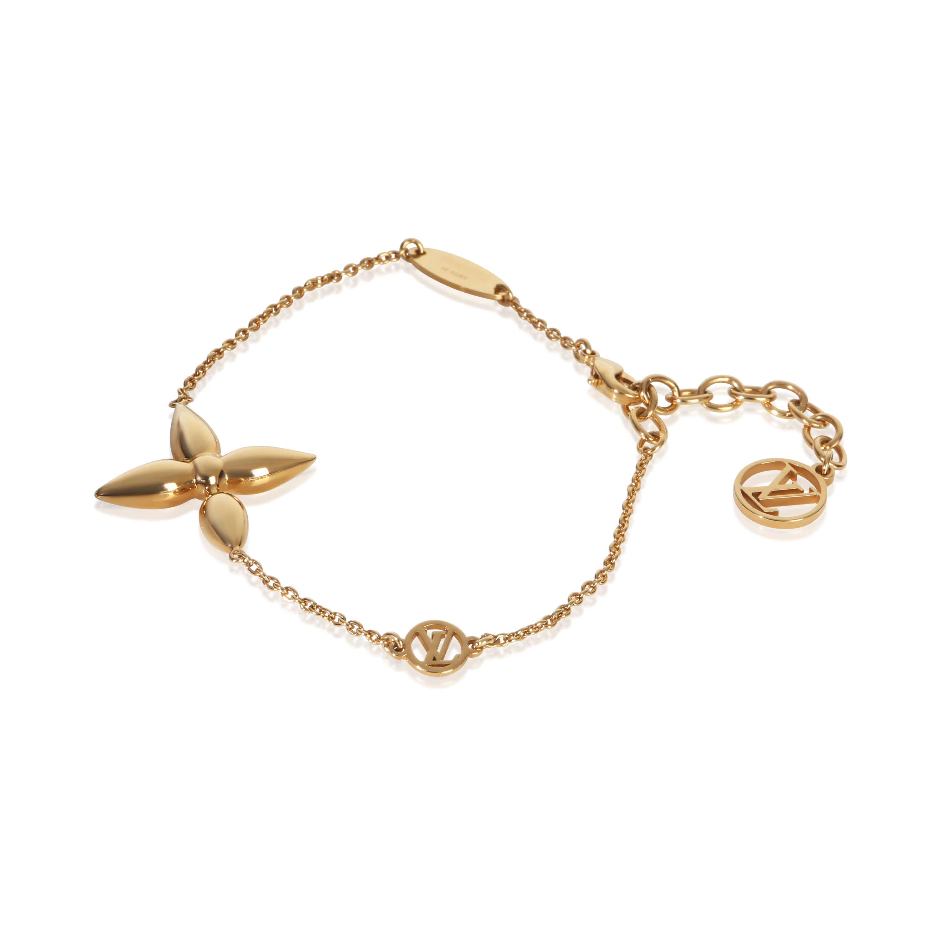 Louis Vuitton Gold-Plated  Louisette Bracelet