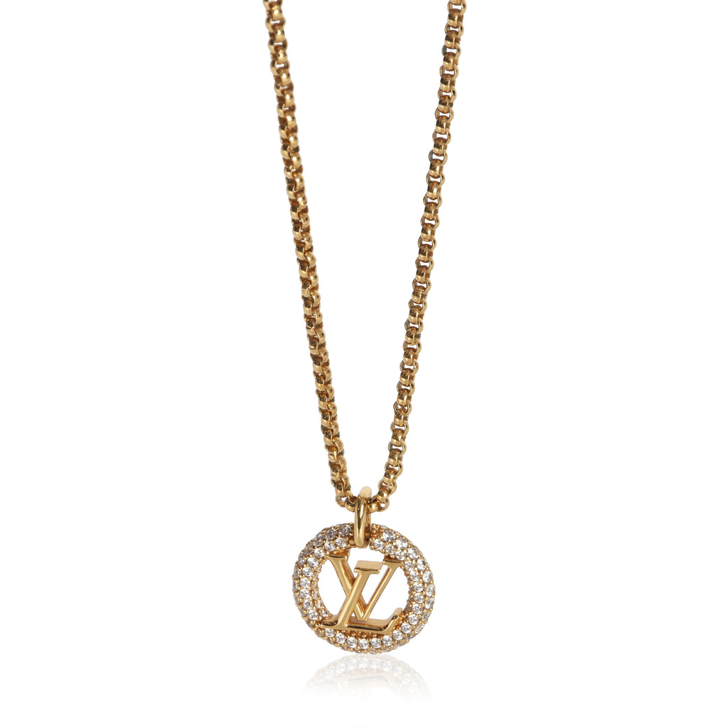 Louis Vuitton Gold-Plated  Louise By Night Pendant