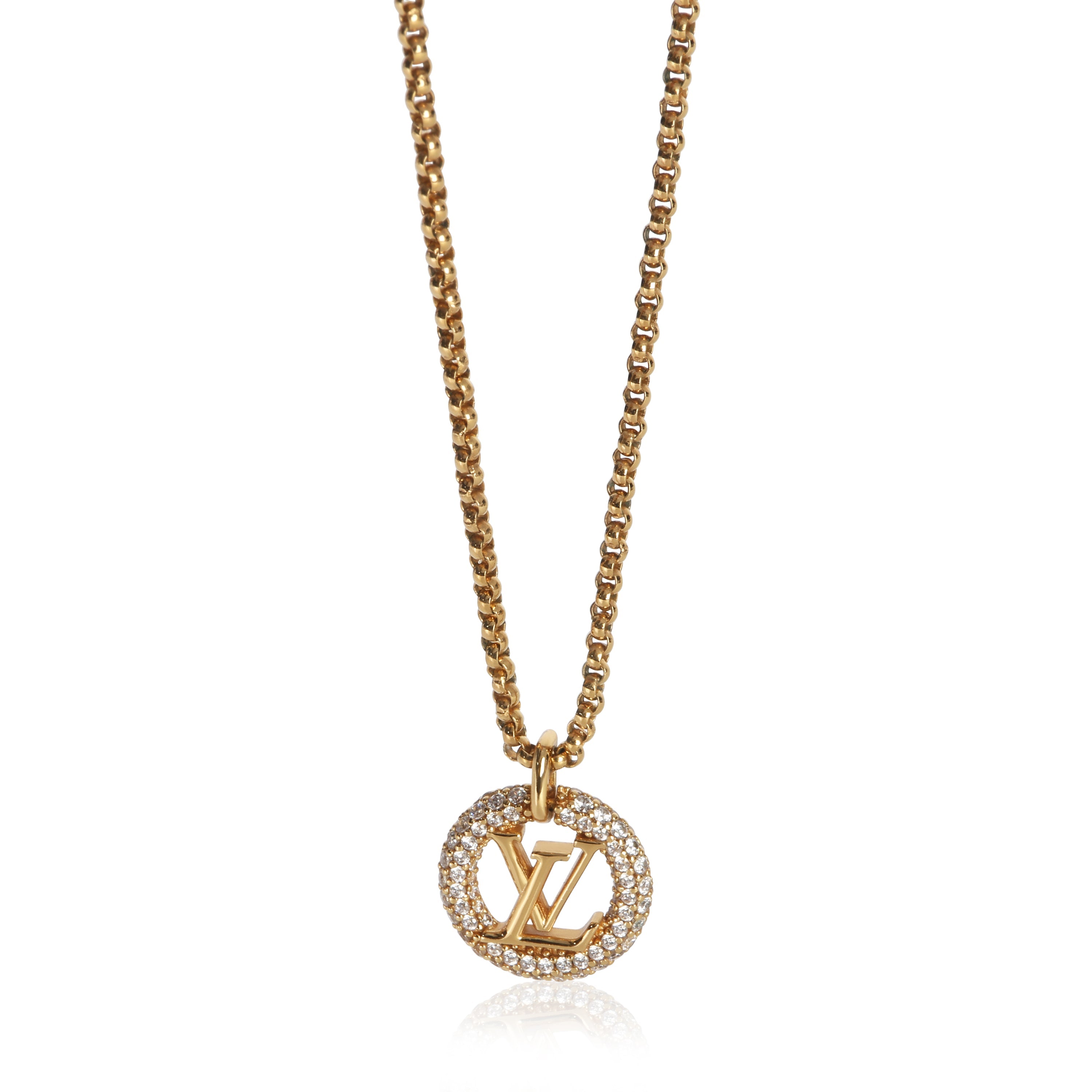 Louis Vuitton Gold-Plated  Louise By Night Pendant