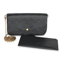 Louis Vuitton Black Monogram Empreinte Felicie Pochette