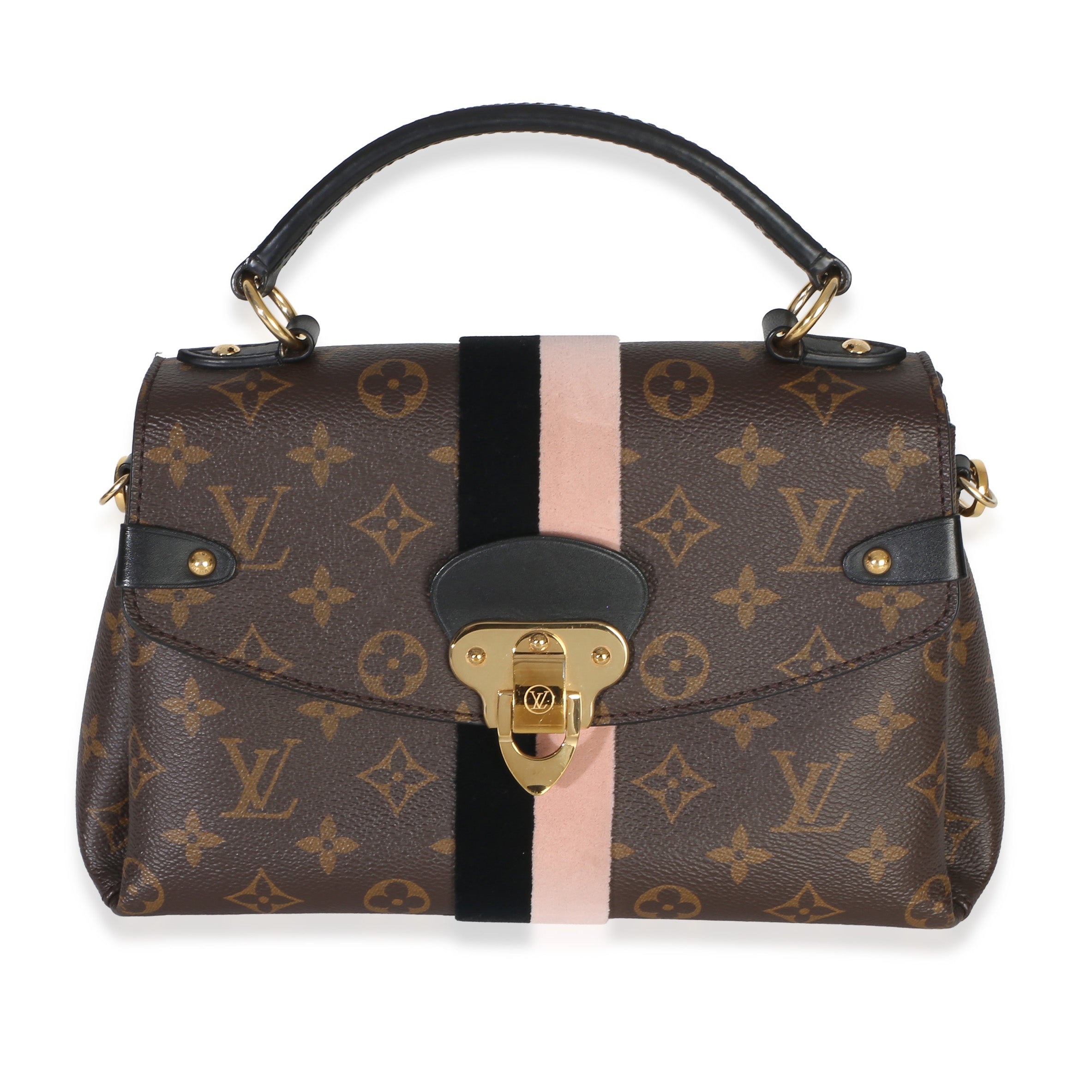 Louis Vuitton Black Pink Monogram Canvas Georges BB