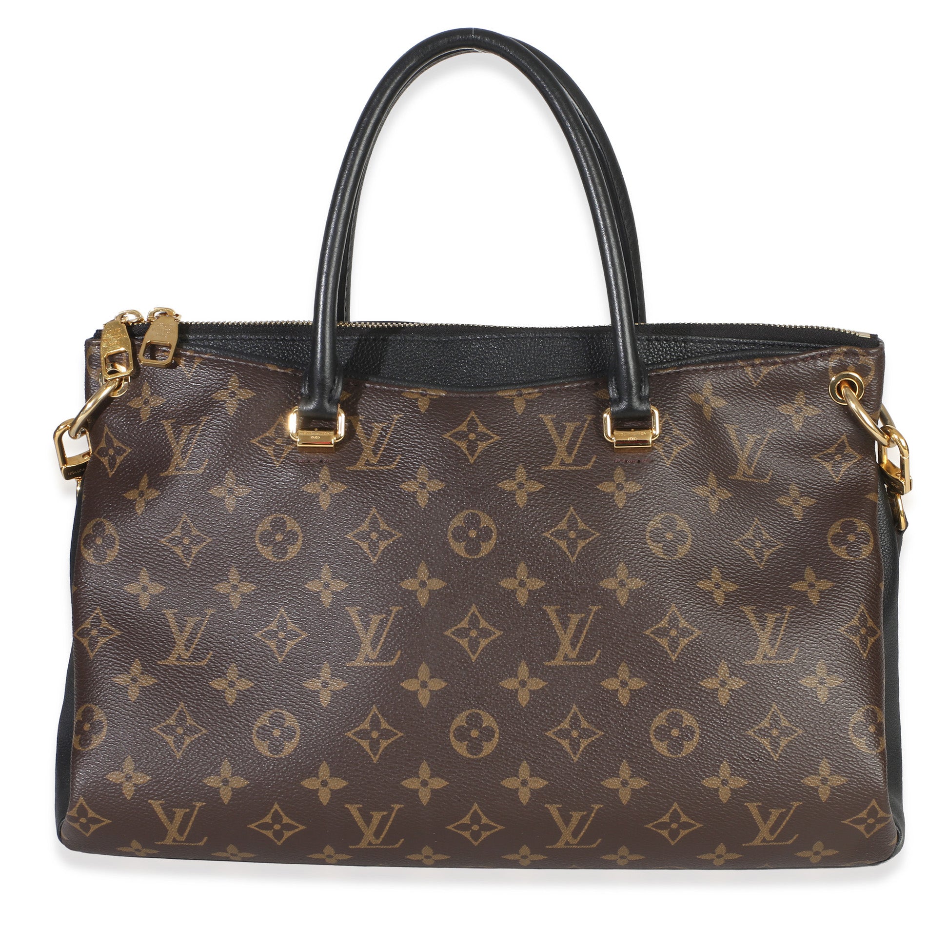 Louis Vuitton Black Monogram Canvas Pallas MM