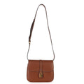 Tan Smooth Calfskin Tabou Medium Flap Bag