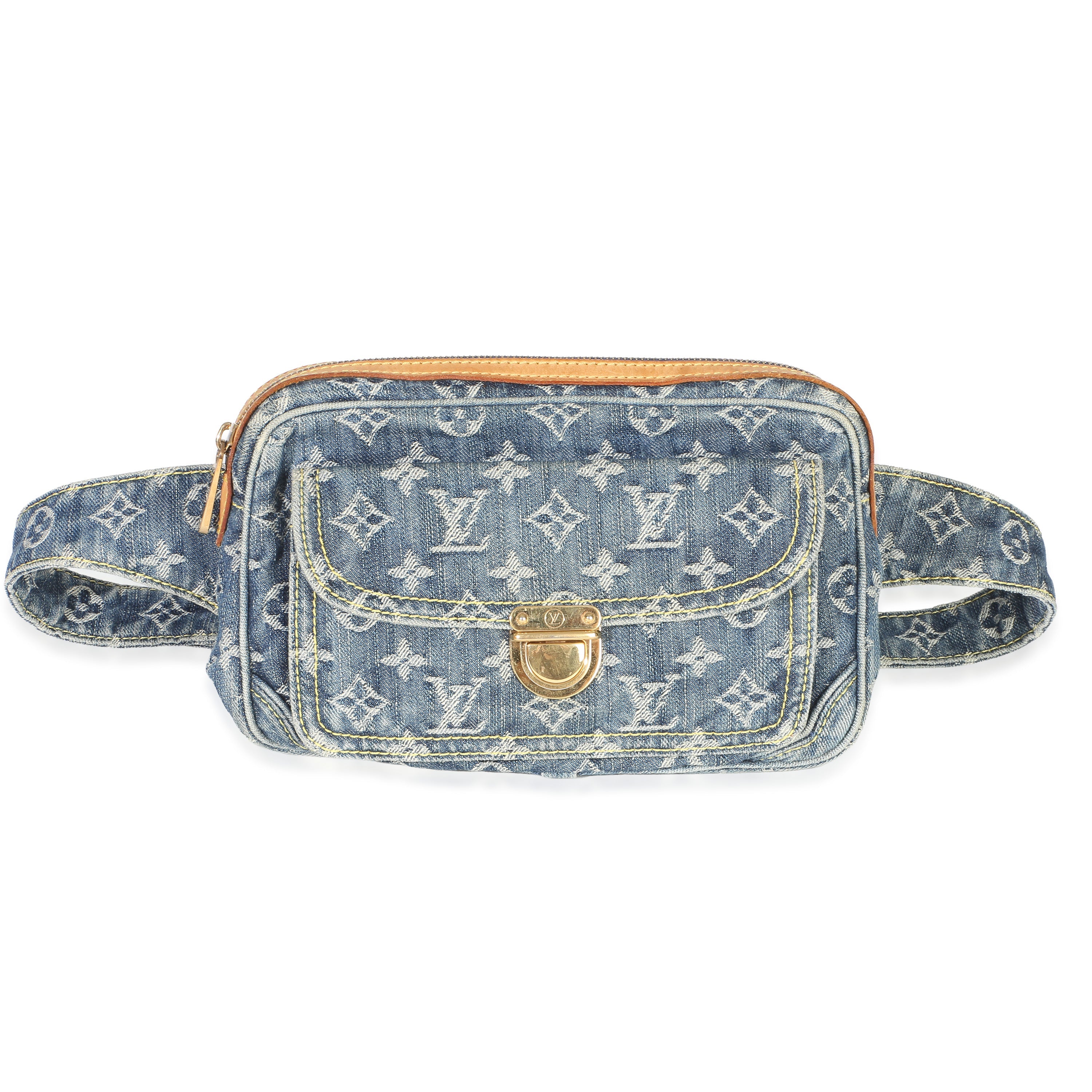 Louis Vuitton Blue Monogram Denim Bum Bag