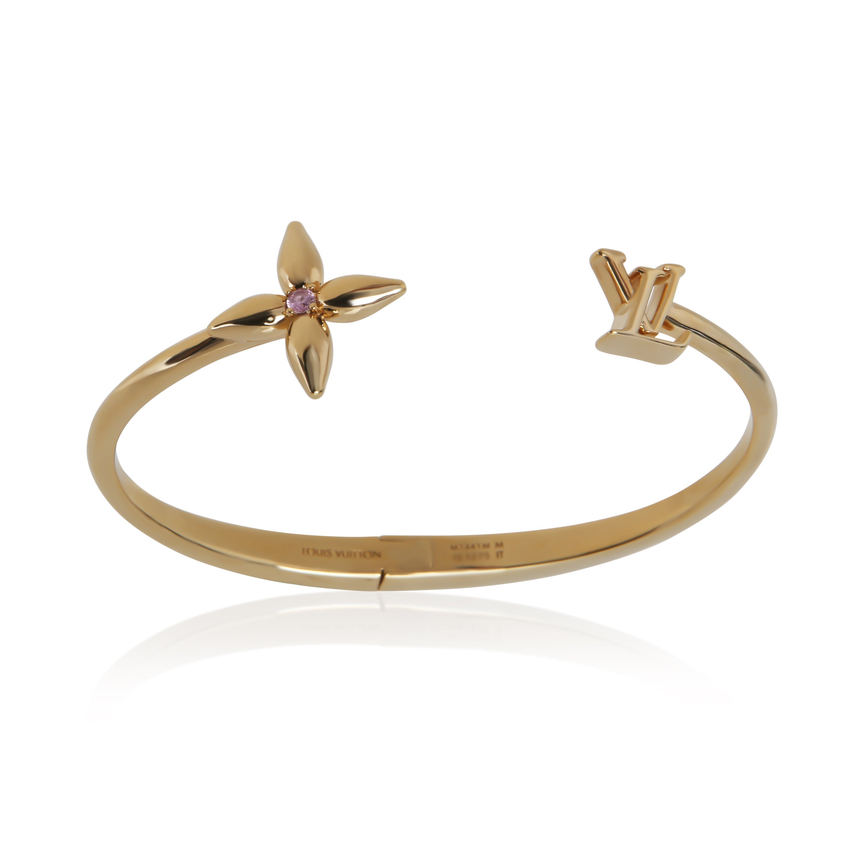Louis Vuitton Gold-Plated  Louisette Signature Bracelet