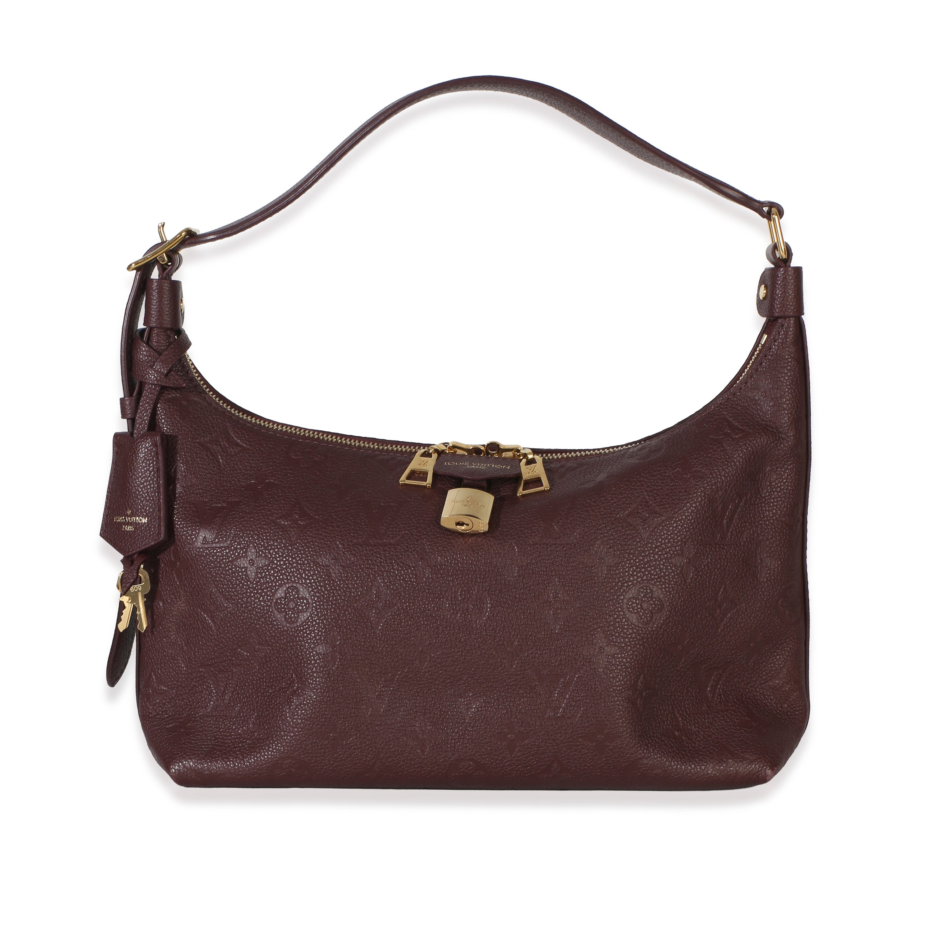 Louis Vuitton Burgundy Empreinte Monogram Sac Sport NM