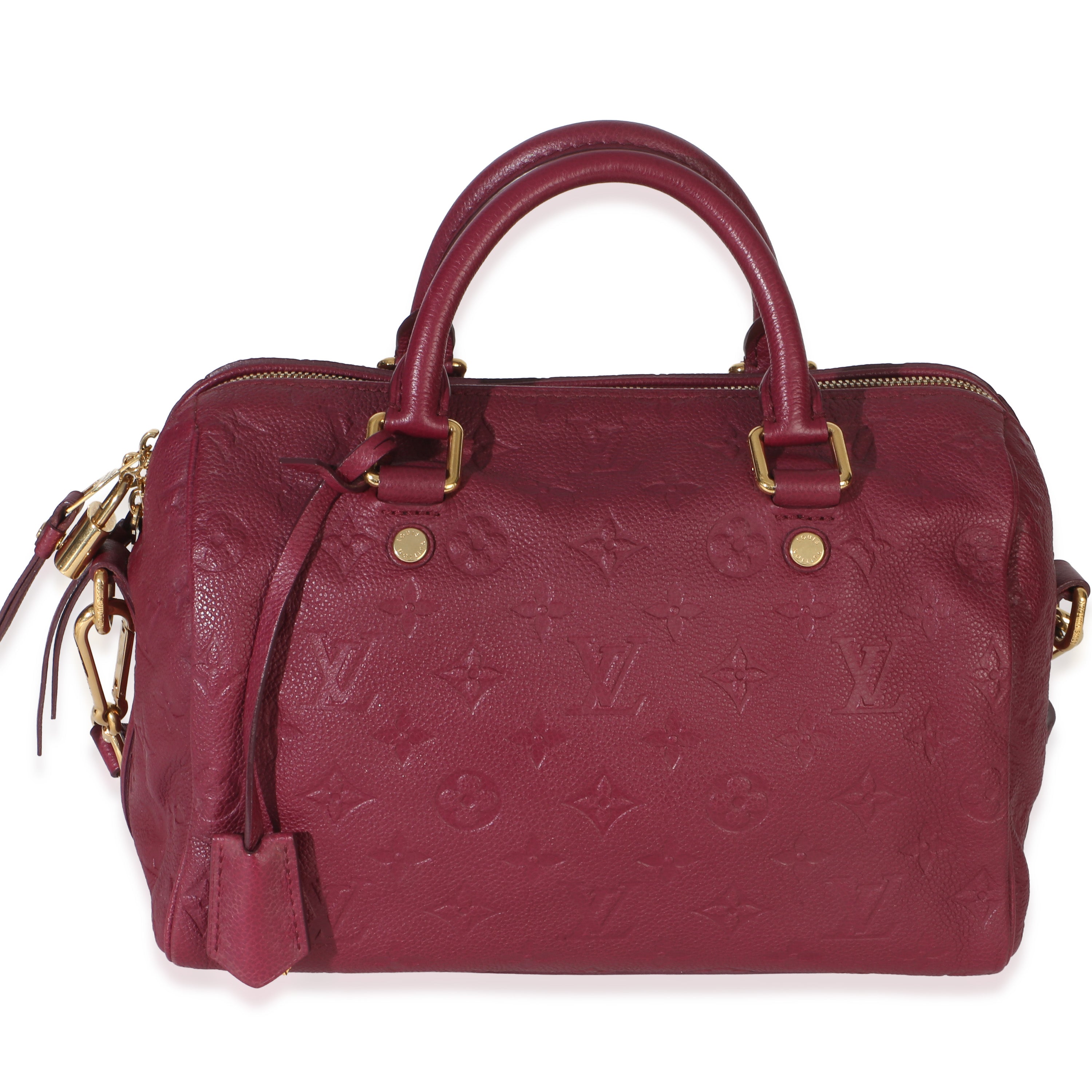 Louis Vuitton Aurore Monogram Empreinte Speedy Bandouliere 25
