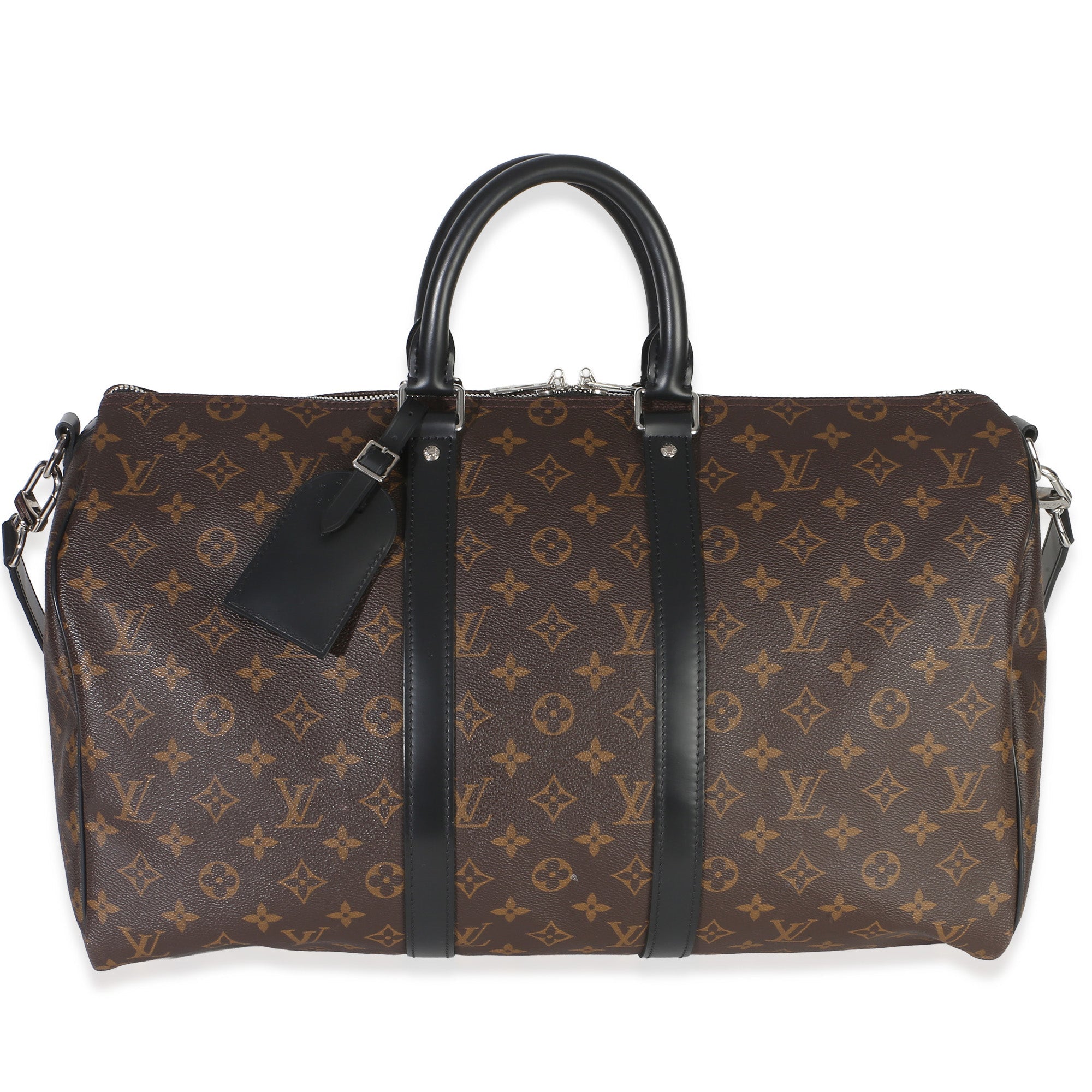 Louis Vuitton Monogram Macassar Keepall Bandouliere 45