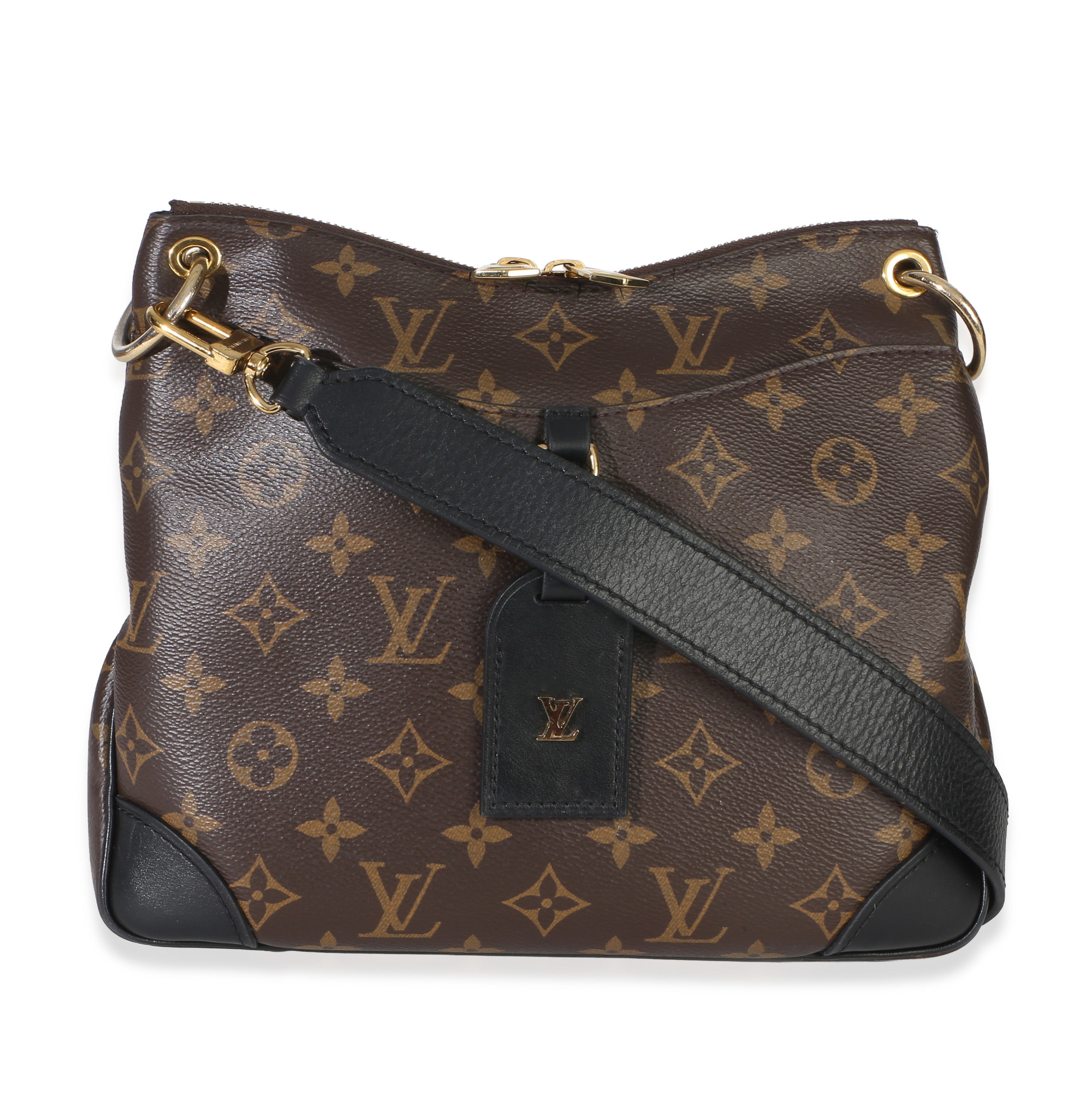 Louis Vuitton Black Monogram Canvas Odeon PM