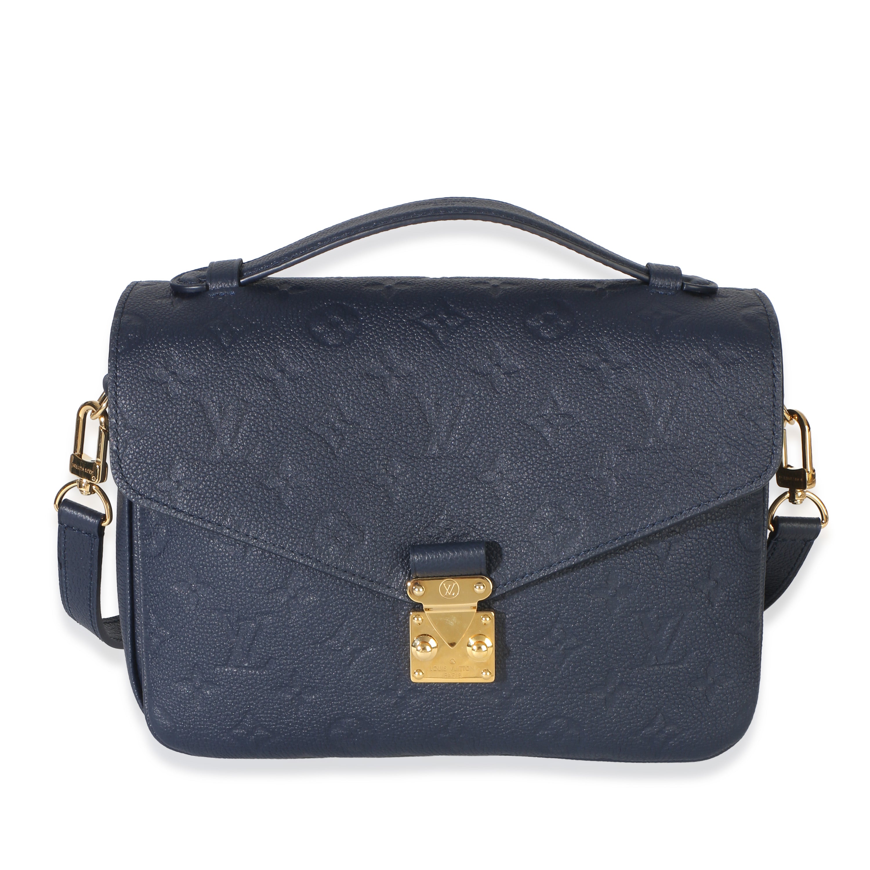 Louis Vuitton Marine Rouge Monogram Empreinte Pochette Metis