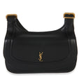 Saint Laurent Black Smooth Calfskin Small Charlie Shoulder Bag