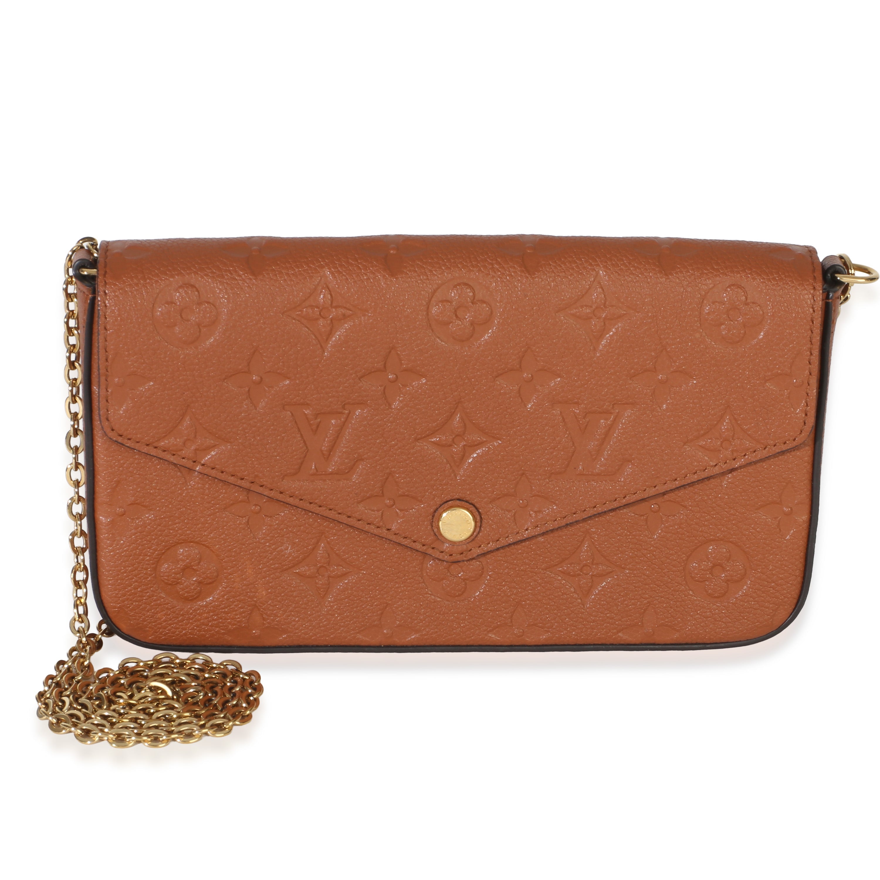 Louis Vuitton Brown Monogram Empreinte Felicie Pochette