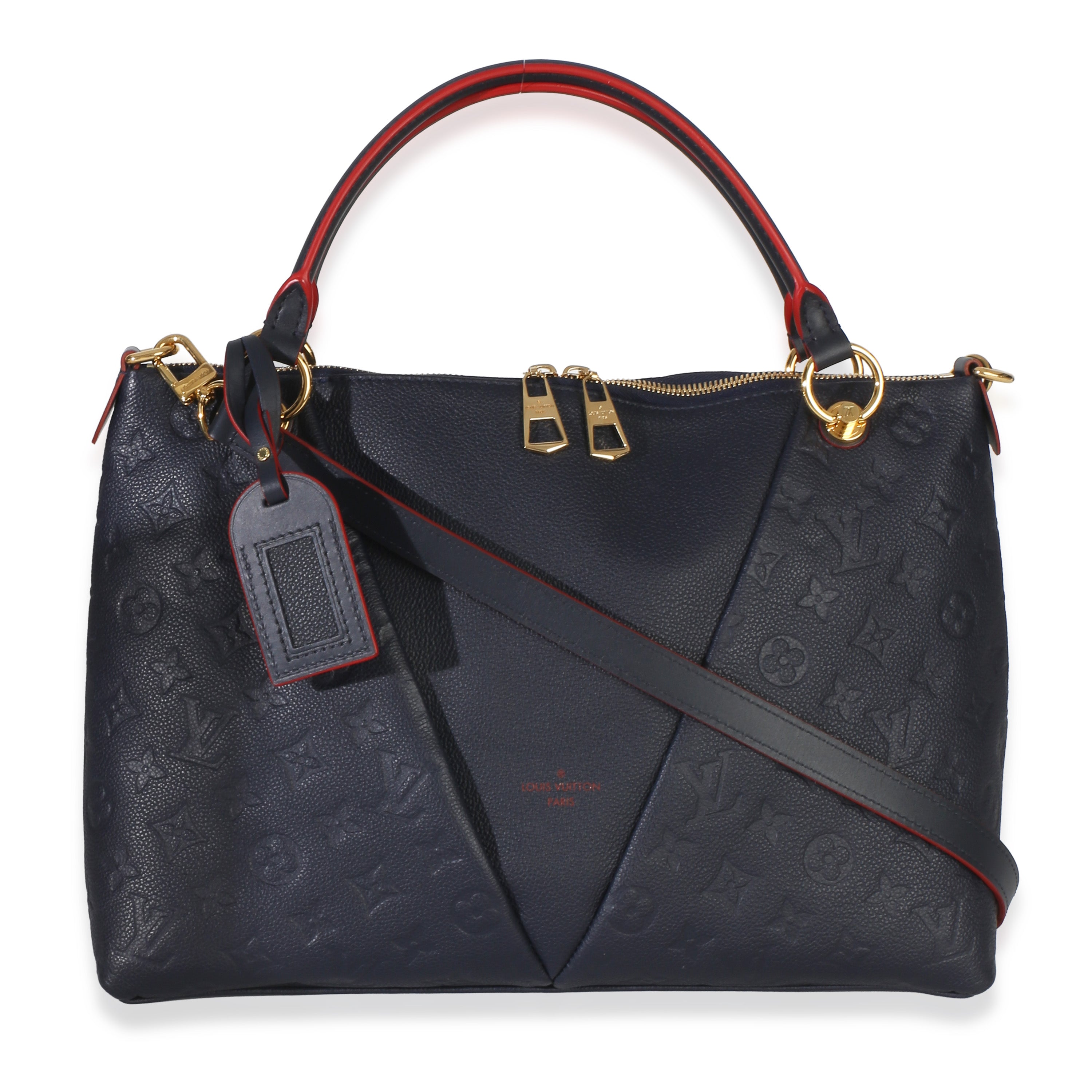 Louis Vuitton Marine Rouge Empreinte V Tote MM