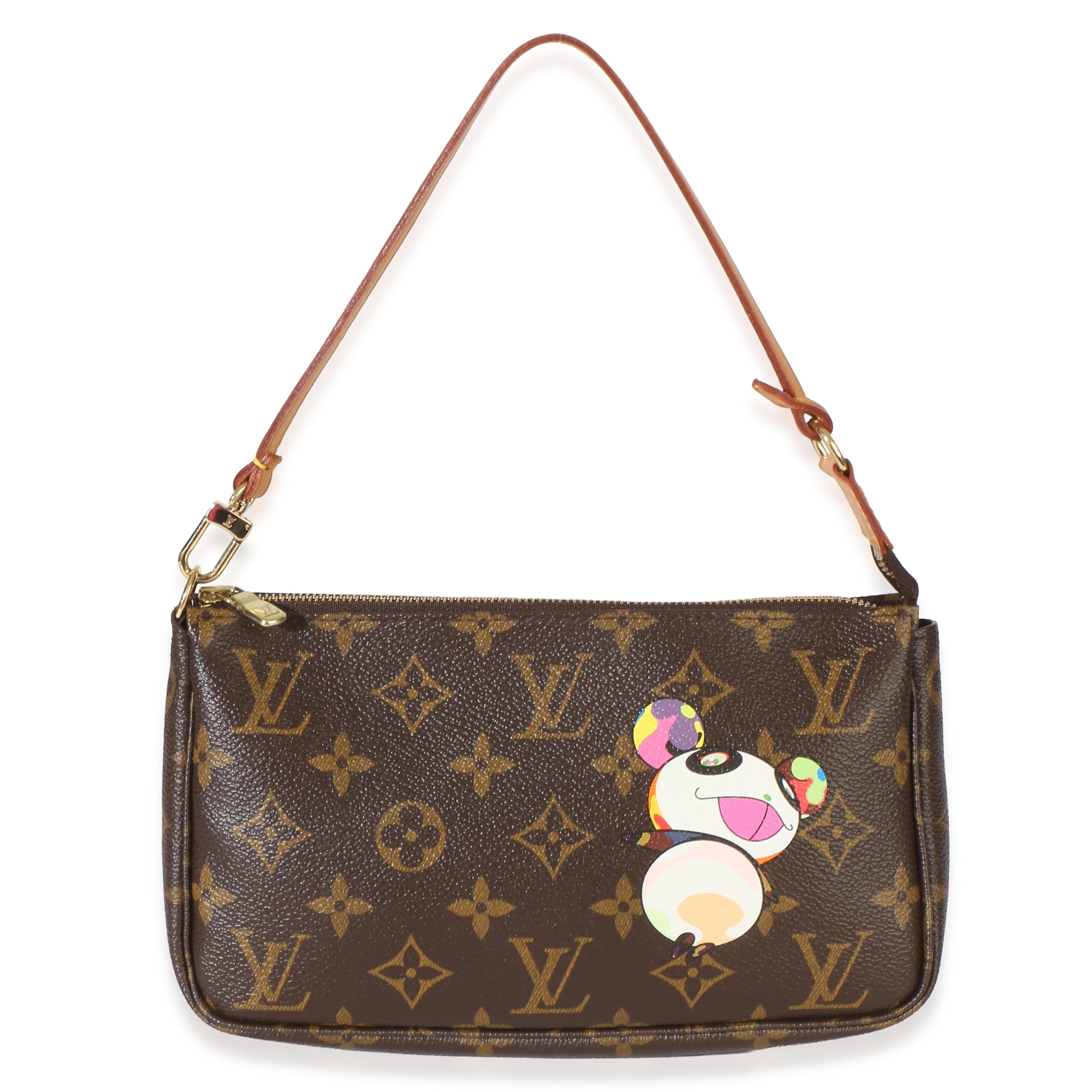 Louis Vuitton x Takashi Murakami Monogram Canvas Panda Pochette Accessoires