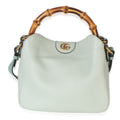 Gucci Mint Green Calfskin Bamboo Small Diana Shoulder Bag