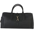 Gucci Black Pebbled Calfskin Medium Jackie Tote Bag