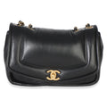 Chanel Black Lambskin Medium Simply Flap Bag