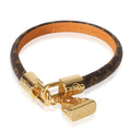 Louis Vuitton Gold-Plated  Monogram Canvas Alma Bracelet