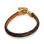 Louis Vuitton Gold-Plated  Monogram Canvas Alma Bracelet