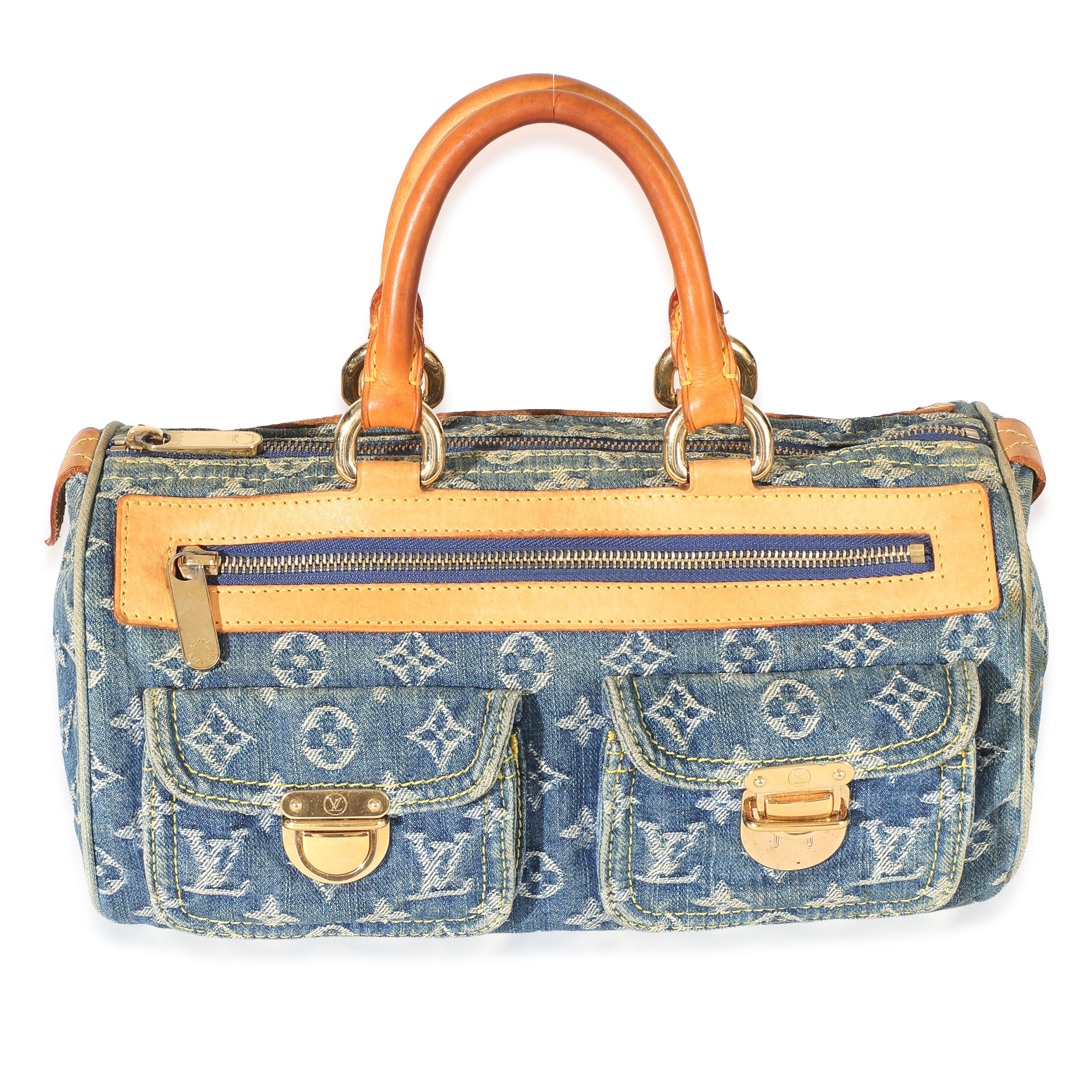 Louis Vuitton Blue Monogram Denim Neo Speedy 30