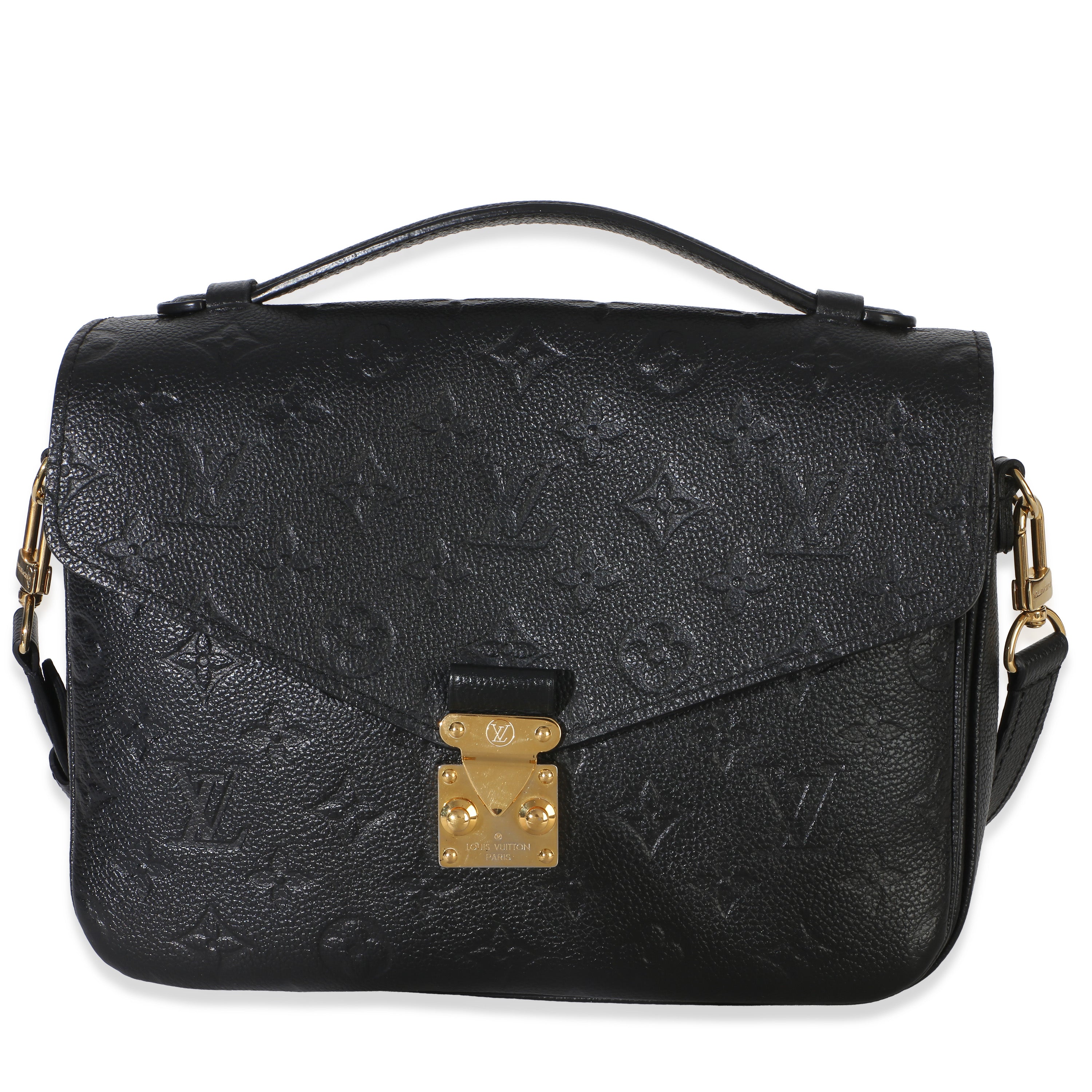 Louis Vuitton Black Monogram Empreinte Pochette Metis