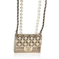 Chanel Gold-Plated  2022 Runway Flap Bag Necklace
