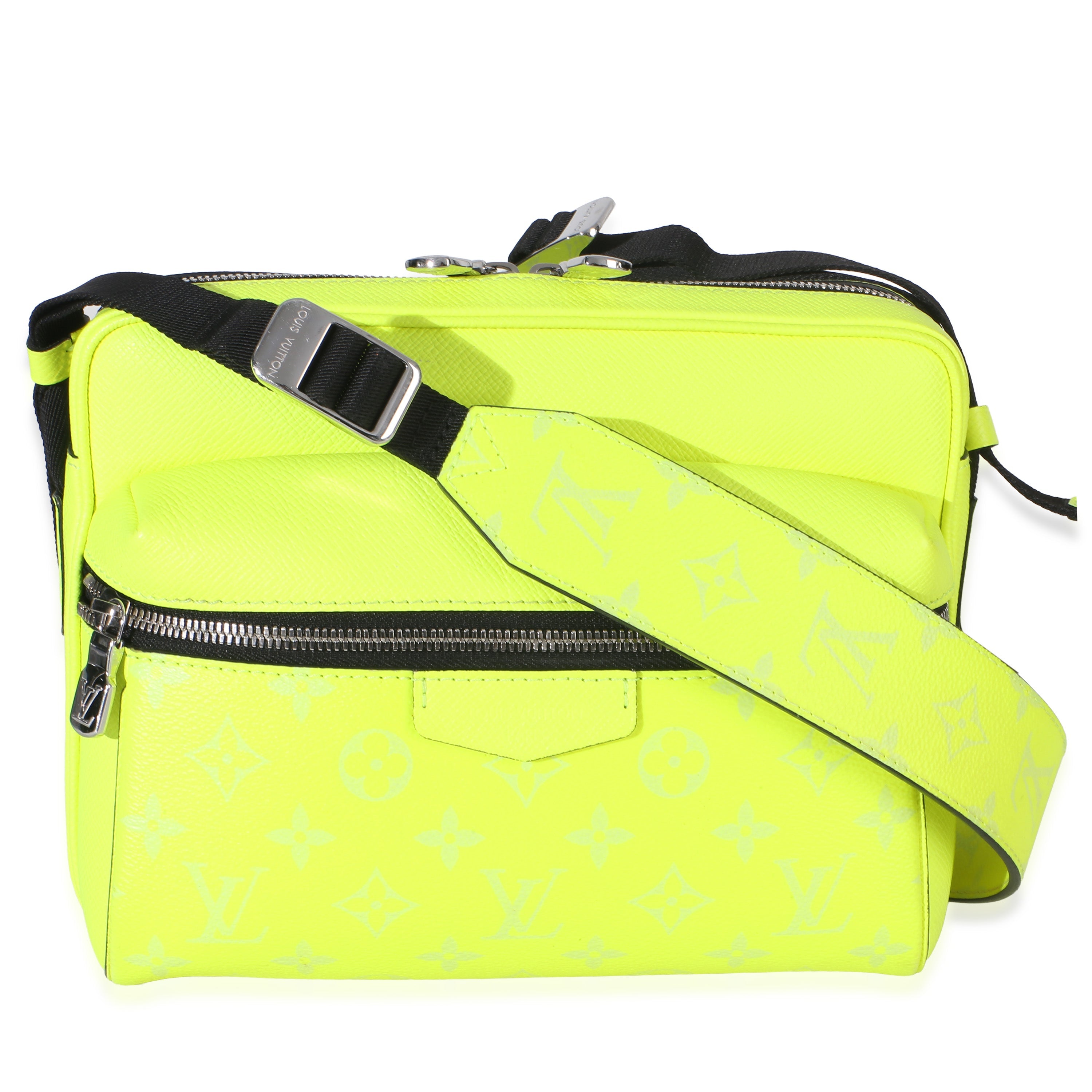 Louis Vuitton Neon Yellow Taigarama Monogram Canvas Outdoor Messenger