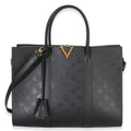 Louis Vuitton Black Monogram Cuir Plume Very Tote GM