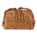Amber Intrecciato Suede Mini Concert Pouch