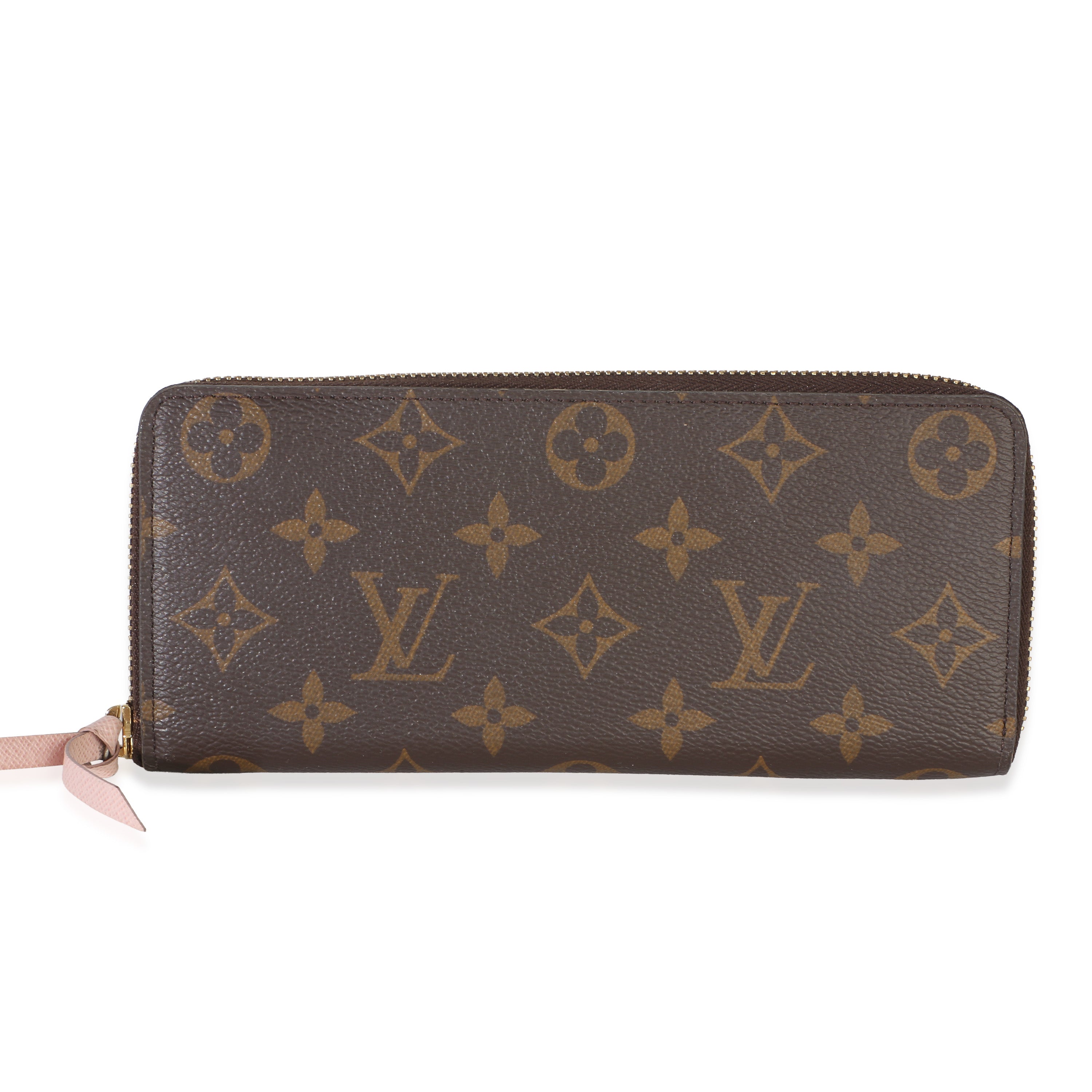 Louis Vuitton Rose Ballerine Monogram Canvas Clemence Wallet