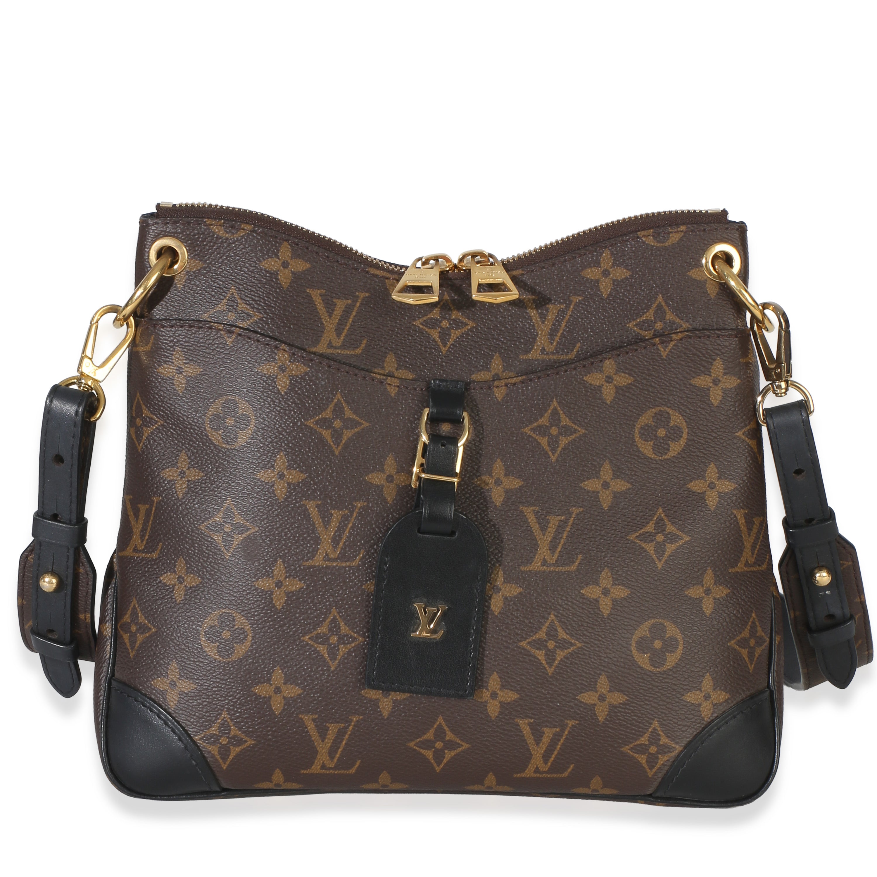Louis Vuitton Black Monogram Canvas Odeon PM