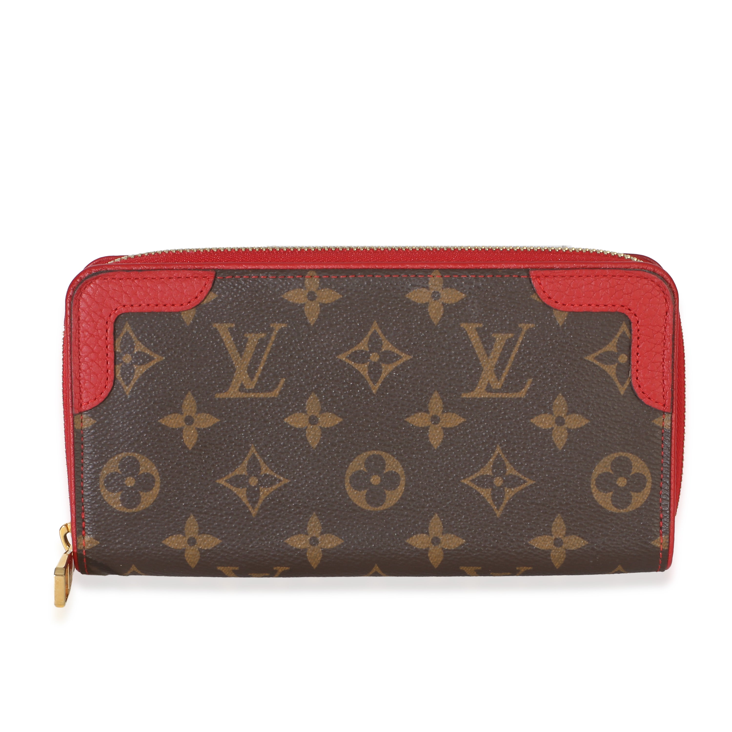 Louis Vuitton Cherry Monogram Canvas Retiro Zippy Wallet