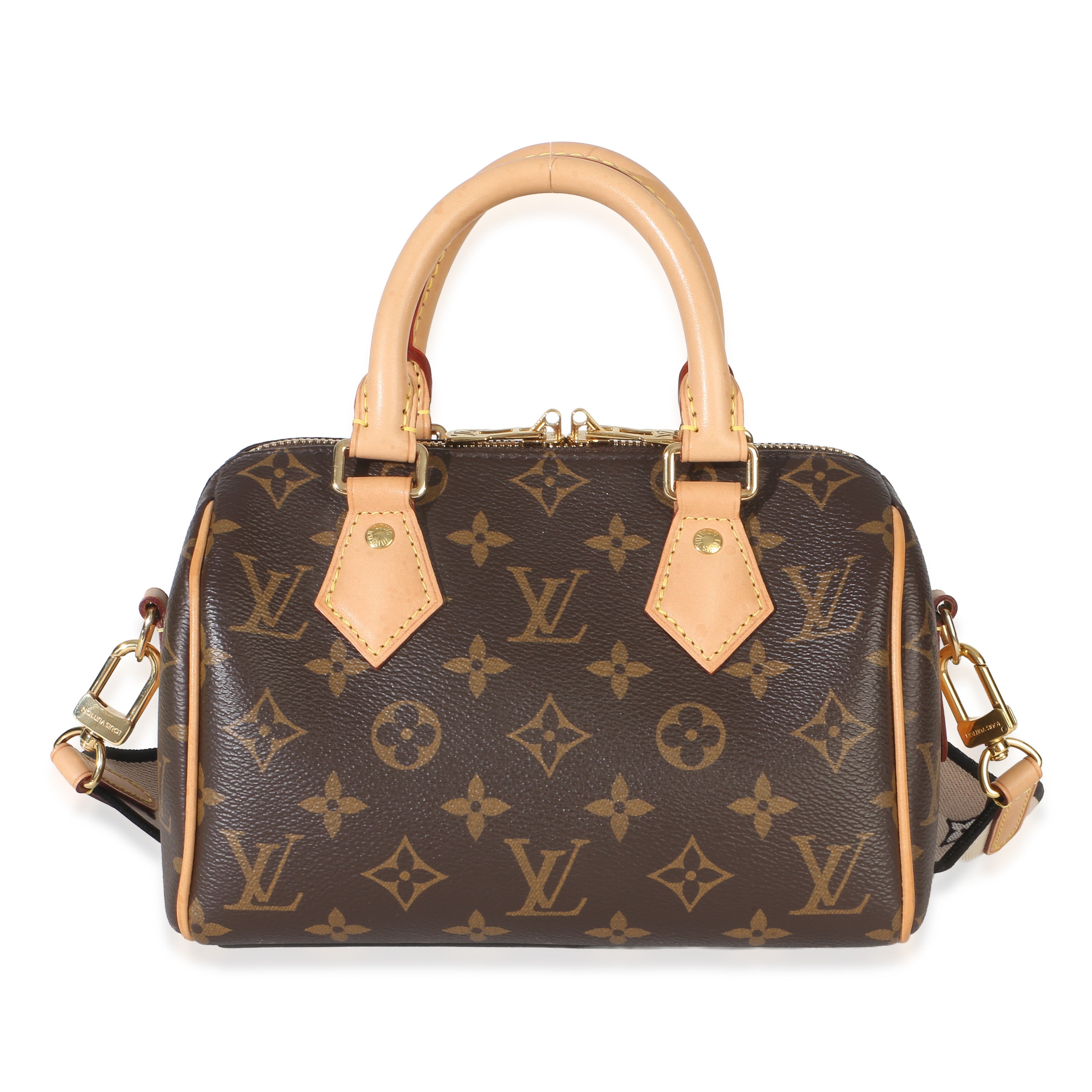 Louis Vuitton Black Monogram Canvas Speedy 20