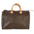 Louis Vuitton Brown Monogram Canvas Speedy 35
