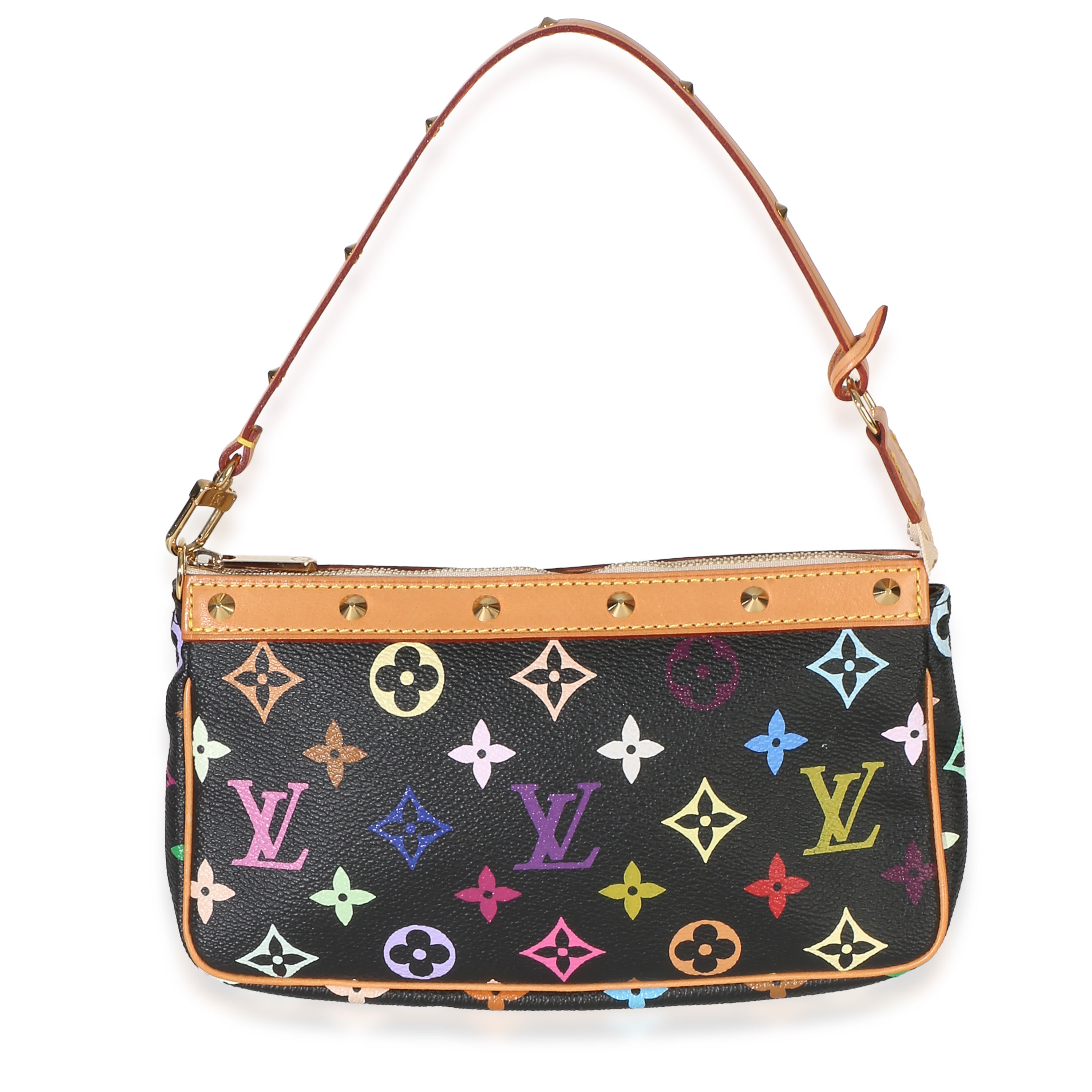 Louis Vuitton Black Monogram Multicolore Canvas Pochette Accessoires