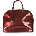 Louis Vuitton Burgundy Monogram Vernis Alma GM